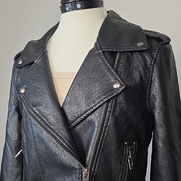 BLANKNYC Faux Leather Moto Jacket – Size XS - Picture 3 of 11